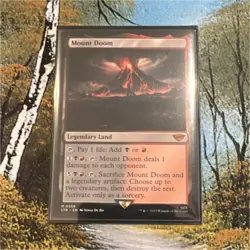 Magic: The Gathering Mount Doom Legendary Land Universes Beyond LOTR Rare Red B… - Image 1