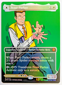 MTG FOIL MYTHIC MARVEL SPIDER-MAN Peter Parker - Image 1