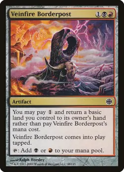 Alara Reborn Veinfire Borderpost MTG Magic the Gathering NM - Image 1