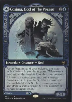 Cosima, God of the Voyage (Showcase) - Kaldheim: #303, MTG Lp C288 - Image 1