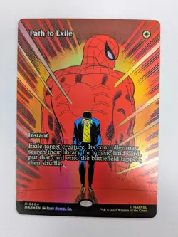 MTG MARVEL SPIDER-MAN FOIL Path to Exile - Image 1
