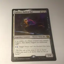 Splinter, Radical Rat - Teenage Mutant Ninja Turtles -MTG - Image 1