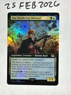 The Wandering Minstrel (Extended Art) Final Fantasy Foil - Image 1