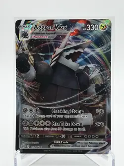 Aggron VMAX 097/172 - SWSH: Brilliant Stars Ultra Rare - Pokemon TCG (NM) - Image 1