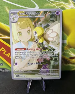 Pokemon TCG Lillie's Ribombee 164/159 IR Journey Together. NM *PACK FRESH - Image 1