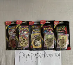 5 Pokemon Mega Evolutions and Phantasmal Flames Promo Booster Packs - Image 1