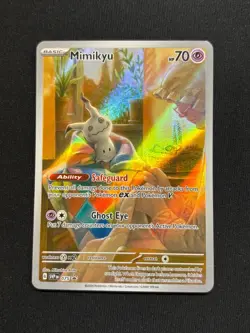Pokemon Card Mimikyu SVP075 Black Star Promo Full Art Holo Card - Image 1