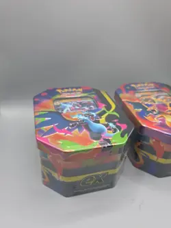 X2 Pokemon TCG - Mega Charizard ex Tins X + Y Ascended Heroes Brand New & Sealed - Image 2