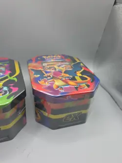 X2 Pokemon TCG - Mega Charizard ex Tins X + Y Ascended Heroes Brand New & Sealed - Image 3