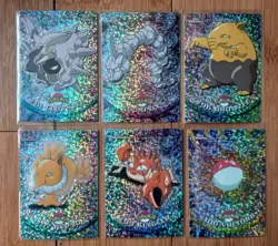 2000 Topps Chrome Pokemon Sparkle Chrome Lot of 6 Cards. - Image 1