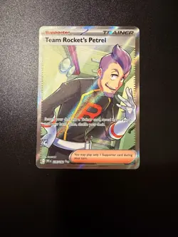 Pokemon TEAM ROCKET'S PETREL 226/182 - Destined Rivals - RARE FULL ART - Image 1