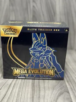 Pokemon TCG: Mega Evolution Elite Trainer Box ME01 SEALED NEW Lucario Fast Ship! - Image 3