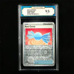 TQG 9.5 MINT+ 2024 Pokemon ENG Rare Candy 089/091 C - Image 1