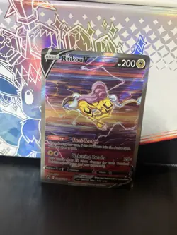 Pokemon Raikou V Full Art Ultra Rare Crown Zenith GG41/GG70 Galarian Gallery - Image 1