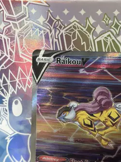 Pokemon Raikou V Full Art Ultra Rare Crown Zenith GG41/GG70 Galarian Gallery - Image 2