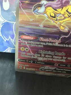 Pokemon Raikou V Full Art Ultra Rare Crown Zenith GG41/GG70 Galarian Gallery - Image 4