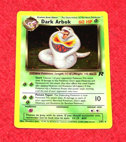 DARK ARBOK POKEMON TEAM ROCKET RARE HOLO 2/82 (P10) - Image 1