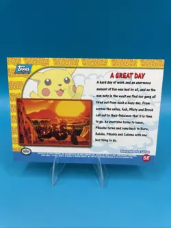 Pokemon TCG A Great Day Pokemon Topps Pikachu's Vacation 58 - Image 2
