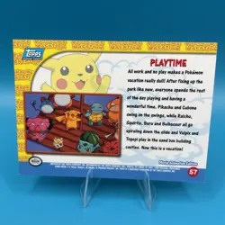 Pokemon TCG Playtime Pokemon Topps Pikachu's Vacation 57 - Image 2