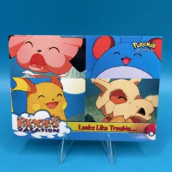 Pokemon TCG Looks Like Trouble... Pokemon Topps Pikachu's Vacation 44 - Image 1