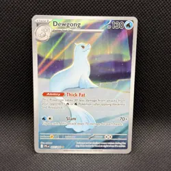 Dewgong 097/094 Pokemon Card Phantasmal Flames Illustration Rare Holo NM - Image 1