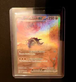 Pokemon Great Tusk ex Illustration Rare 246/198 SVI Scarlet & Violet NM - Image 1
