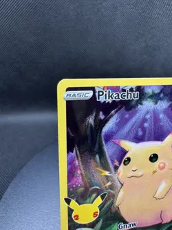 ⚡🎊 Pokemon TCG – Pikachu 005/025 – Celebrations – 25th Anniversary Holo – MP - Image 3