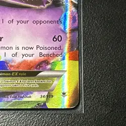 2014 Pokemon XY Phantom Forces Gengar EX #34/119 - Image 5