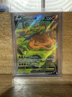 Pokemon Charizard V Promo Holo Sword & Shield SWSH260 Dragon 220HP Card - Image 1