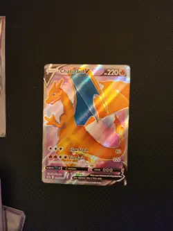 2020 Pokemon TCG Charizard V SWSH050 NM Full Art Black Star Promo Ultra Rare - Image 1