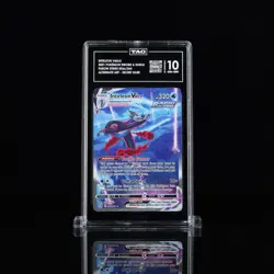 2021 POKEMON SWORD & SHIELD FUSION STRIKE SECRET FULL ART/INTELEON VMAX TAG 10 - Image 1