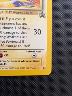 Zapdos Black Star Promo - Pokemon Promos - 23 - Image 4
