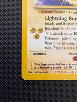 Zapdos Black Star Promo - Pokemon Promos - 23 - Image 5