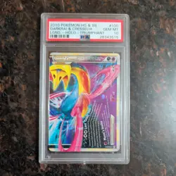 Pokemon PSA 10 Darkrai & Cresselia Legend 99 & 100/102 Triumphant Holo Rare - Image 5