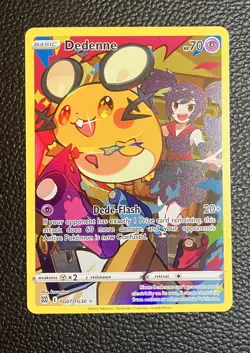 Dedenne - TG07/TG30 Ultra Rare Brilliant Stars NM Pokemon TCG Holo 1337 - Image 1