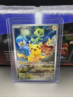 Pokemon SVP EN-SV Black Star Promo Pikachu #27 Paldea Evolved NM - Image 3