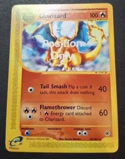 Pokemon 2002 Expedition CHARIZARD FOR POSITION ONLY Non Holo (39/165) Test Card - Image 2
