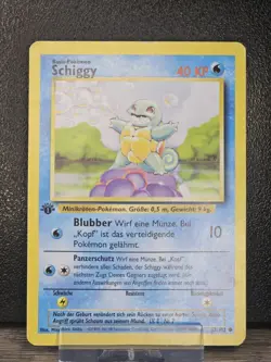 Pokemon Schiggy 1. Edition Basis Set 63/102 Deutsch Pokemon - Image 1
