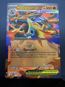 Pokemon TCG - Mega Evolution - Mega Charizard Y EX - MEP 030 - Black Star Promo - Image 1