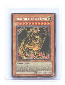 Hamon, Lord of Striking Thunder - Secret Rare YuGiOh! Karte TCG CT03-DE006 /M53 - Image 2
