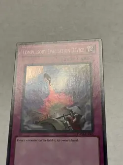 3x Compulsory Evacuation Device TU04-EN005 Super Rare English Very Light Play - Image 3