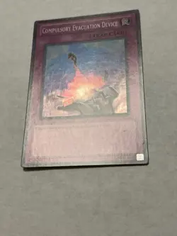 3x Compulsory Evacuation Device TU04-EN005 Super Rare English Very Light Play - Image 4