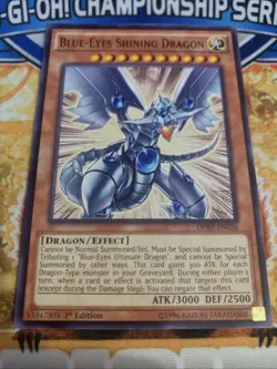 Yugioh Blue-Eyes Shining Dragon - DPRP-EN026 1st Edition VLP - Image 1