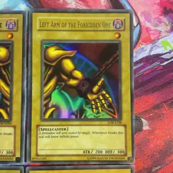 Yugioh Legend Of Blue Eyes Exodia Complete Set 2002 Lob LP-HP - Image 2