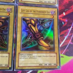 Yugioh Legend Of Blue Eyes Exodia Complete Set 2002 Lob LP-HP - Image 3