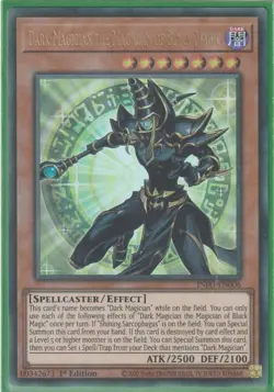 DARK MAGICIAN THE MAGICIAN OF BLACK MAGIC - / INFO-EN006 / Yu-Gi-Oh! TCG - Image 1