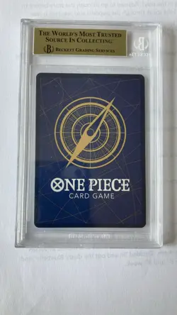 2025 One Piece The Azure Sea's Seven OP09051 Buggy Gold 3rd Anniversary BGS 10 - Image 2