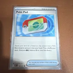 Pokemon Poke Pad 198/217 Regular Trainer Item 2026 Card Stock Pokemon TCG - Image 1