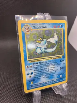 Vaporeon 12/64 Jungle Set Holo Rare Pokemon Card WOTC 1999 Wizards Of The Coast - Image 2