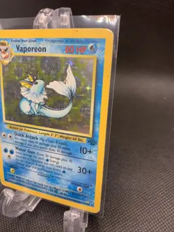 Vaporeon 12/64 Jungle Set Holo Rare Pokemon Card WOTC 1999 Wizards Of The Coast - Image 3